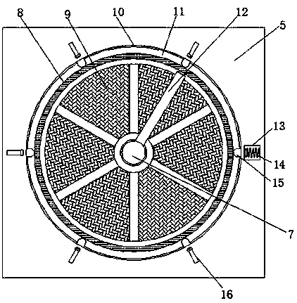 Automatic rotary air supply device