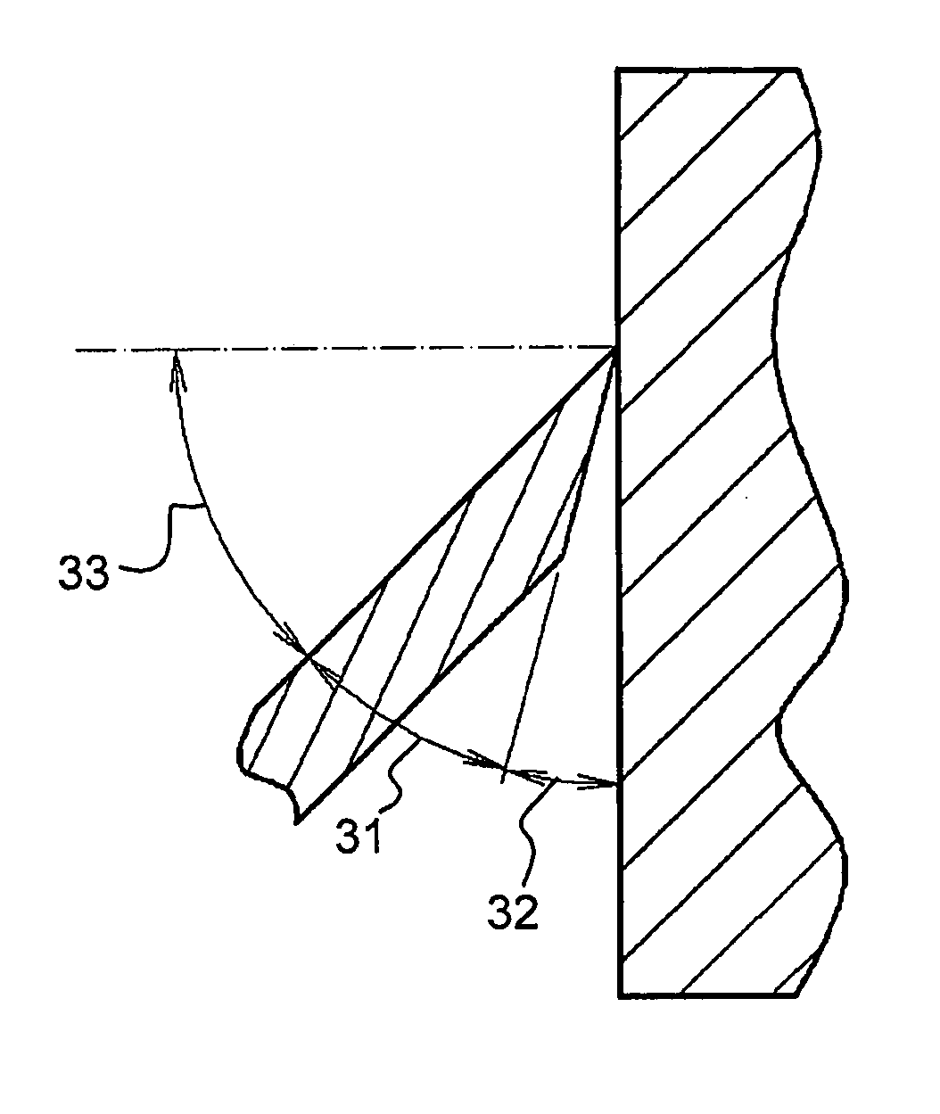 Granulator blades with a high wear resistance and sharpening method thereof