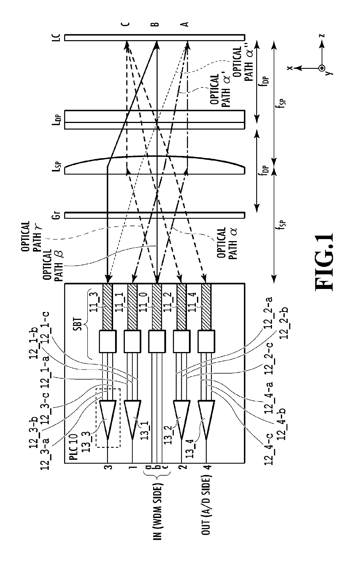 Optical signal processing device