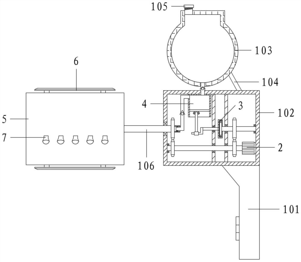 Pipeline inner wall maintenance machine with cleaning and paint spraying functions