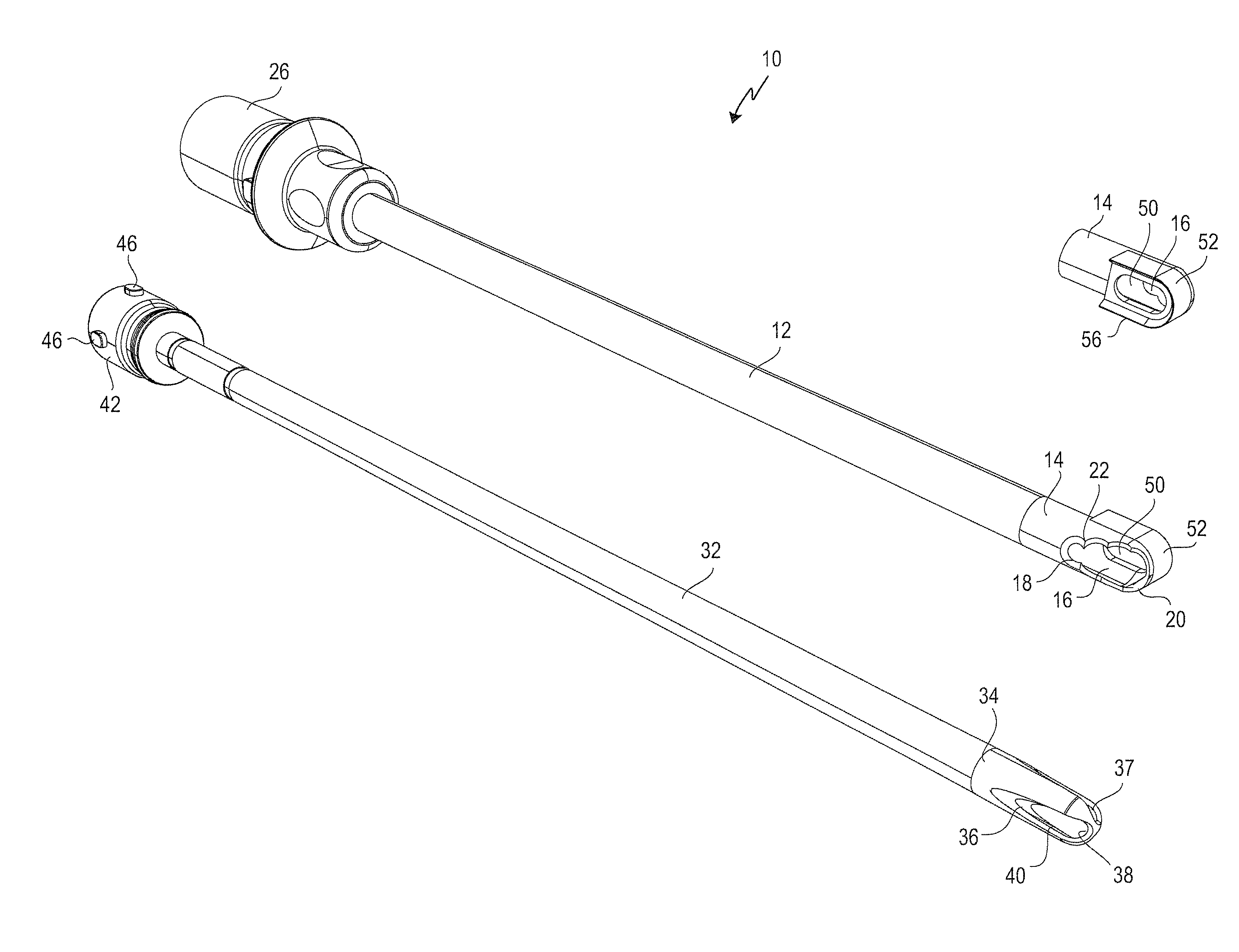 Medical Instrument For Cutting Off Tissue And Cartilage From A Human Or Animal Body