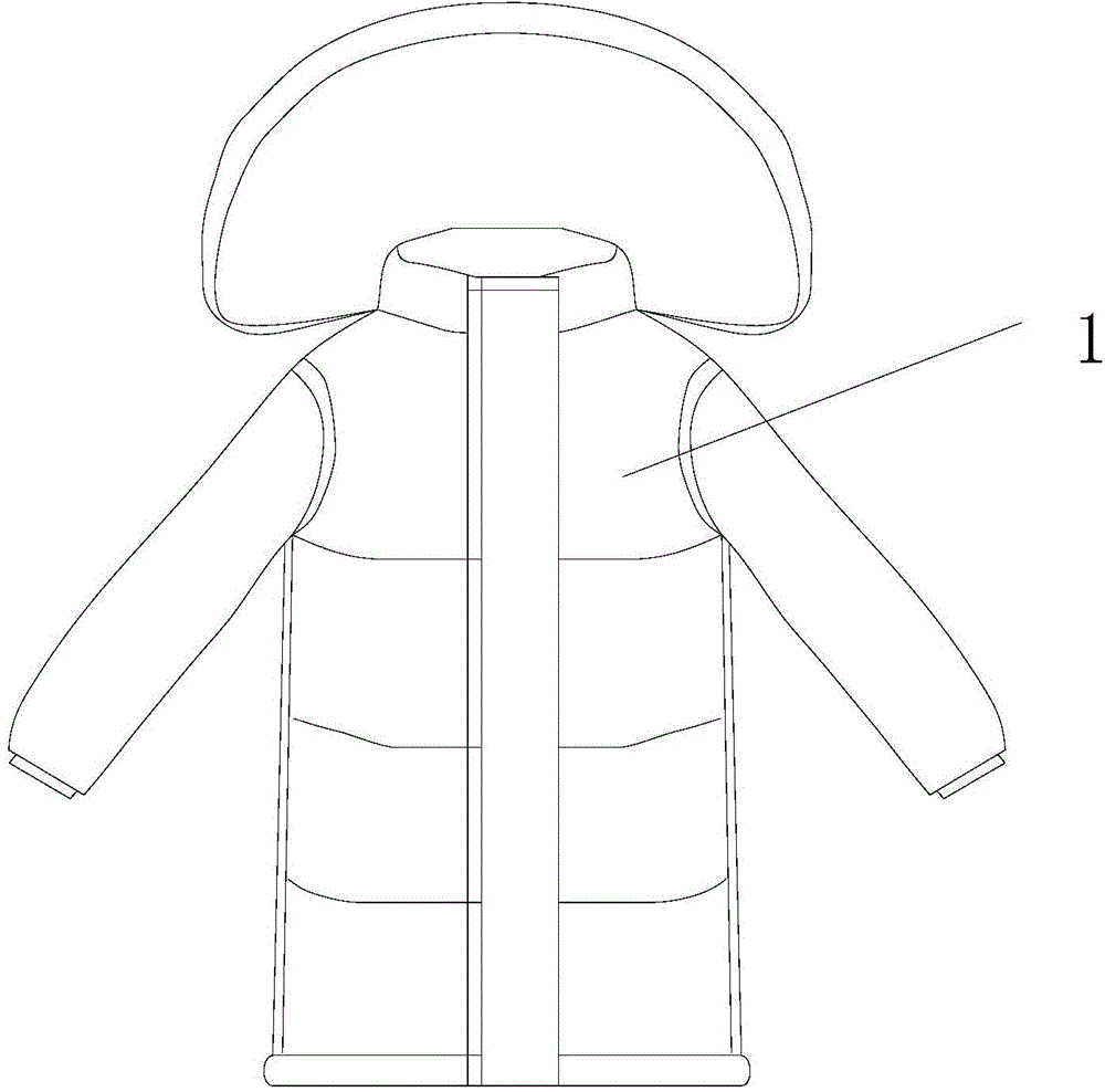 Self-cleaning down jacket