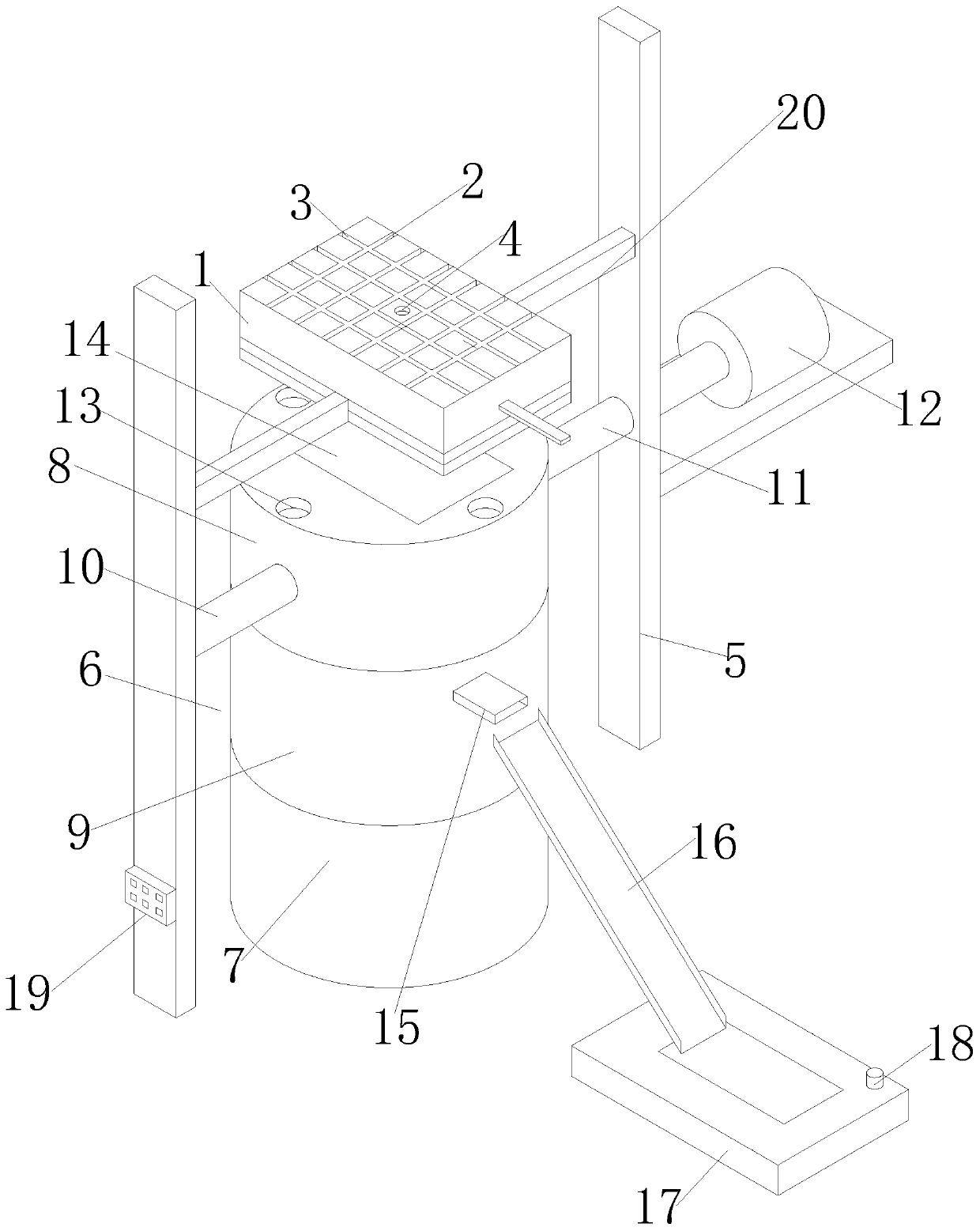Handmade composite enzyme soap and production device thereof
