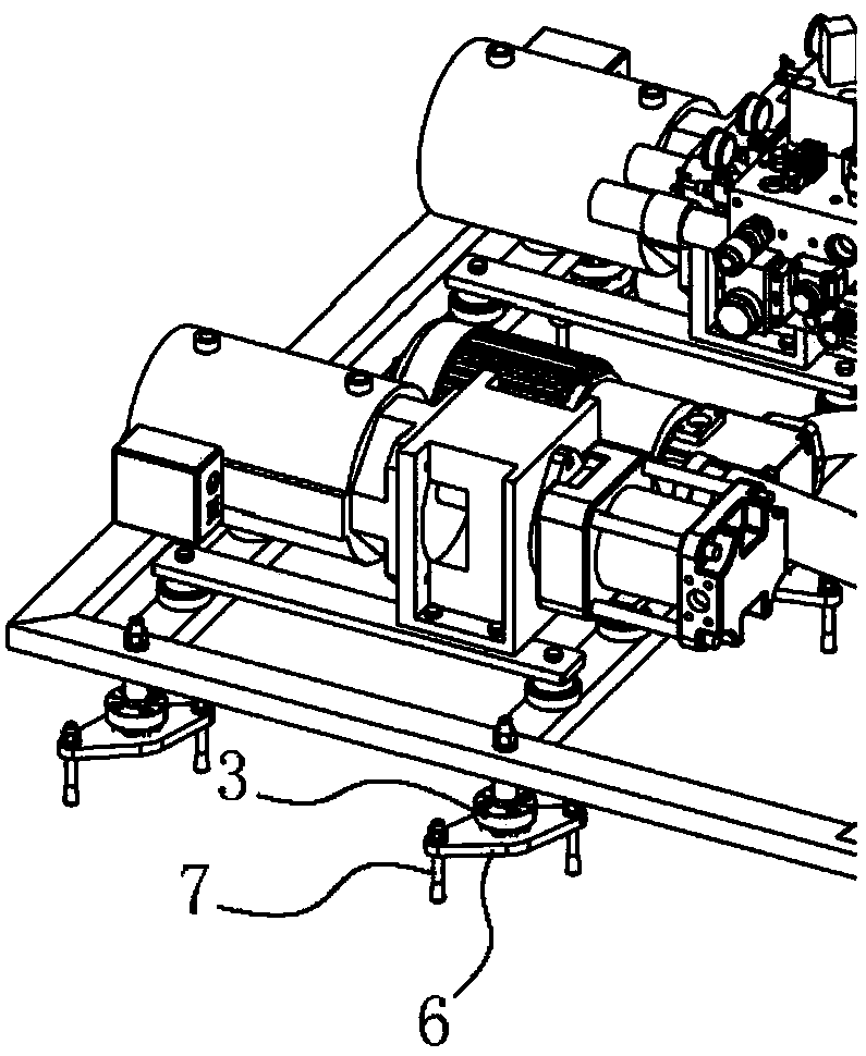 Vibration prevention device and die-casting machine servo energy-saving system