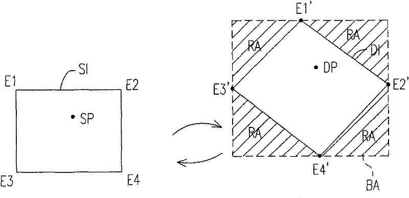 Method for generating image transformation matrix as well as image transformation method and device