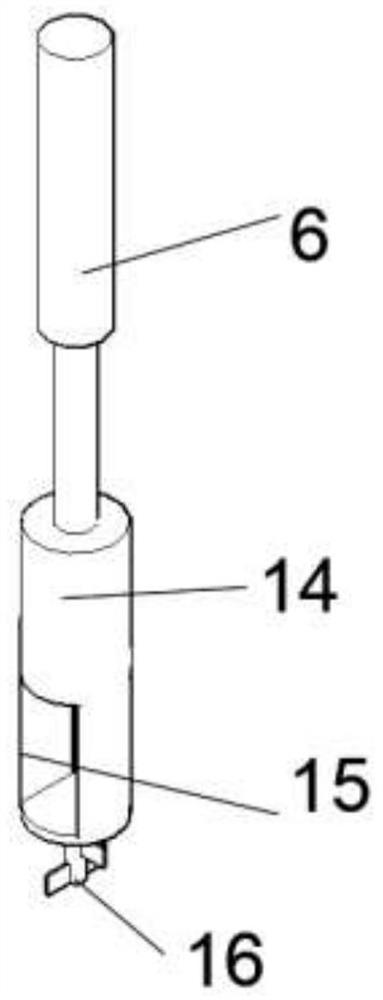 Raw material squeezing and mixing device for compound beverage