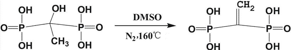 Chemically-bonded HEDP (1-hydroxy ethylidene-1, 1-diphosphonic acid) medium-temperature organic polysiloxane phosphate based proton exchange membrane and preparation method thereof