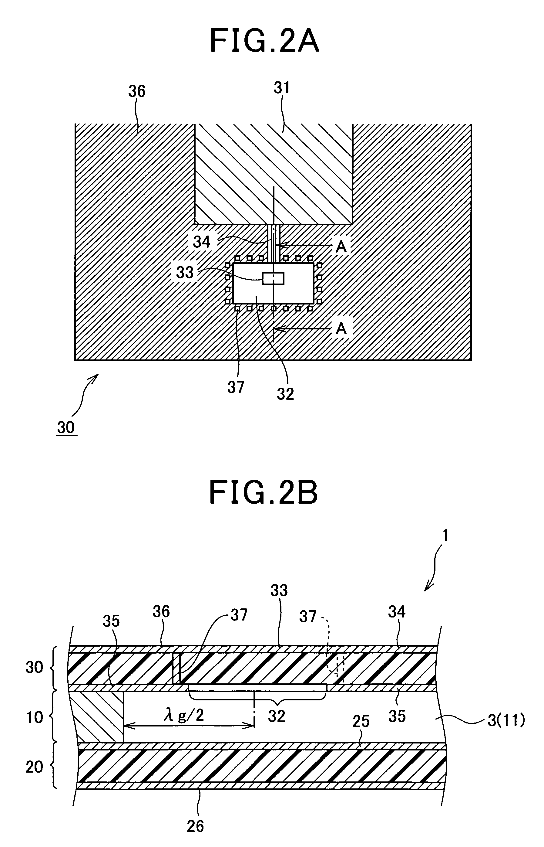 High frequency device equipped with rectangular waveguide