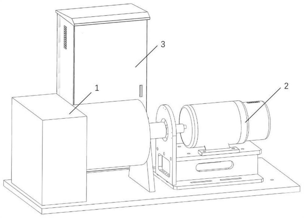Quantitative simulation experiment device for rotor fault of induction motor