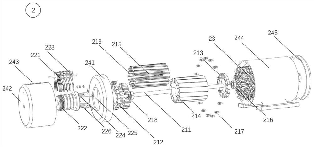 Quantitative simulation experiment device for rotor fault of induction motor