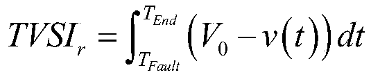 Power grid transient voltage stability quantitative evaluation method