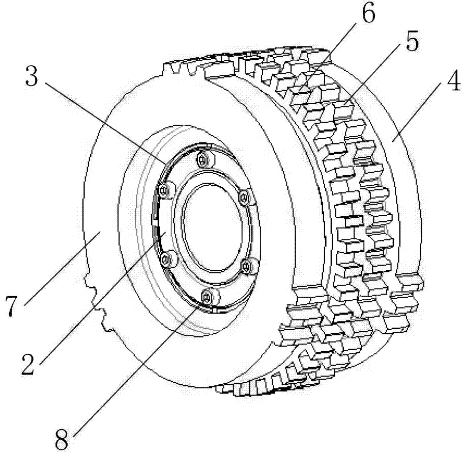 Internally-locking-type push broach