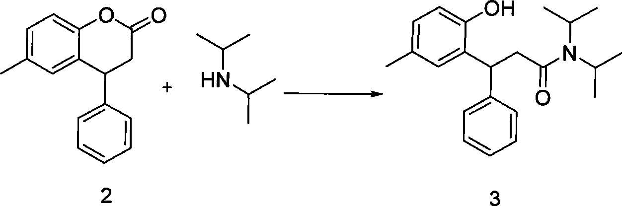 Method for preparing tolterodine and tartrate thereof