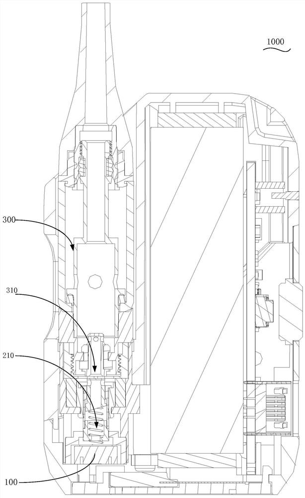 Pneumatic switch of electronic cigarette, power supply device of electronic cigarette and electronic cigarette