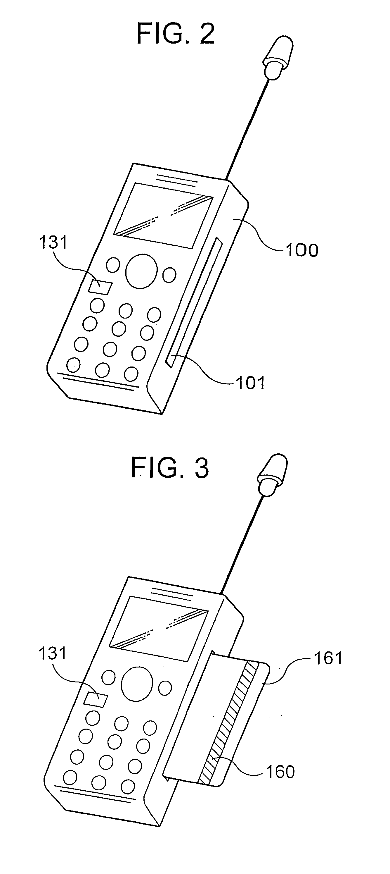 Mobile communication terminal and card information reading device