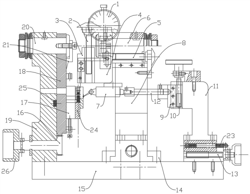 Inner cambered surface arc-shaped groove machining and detecting equipment