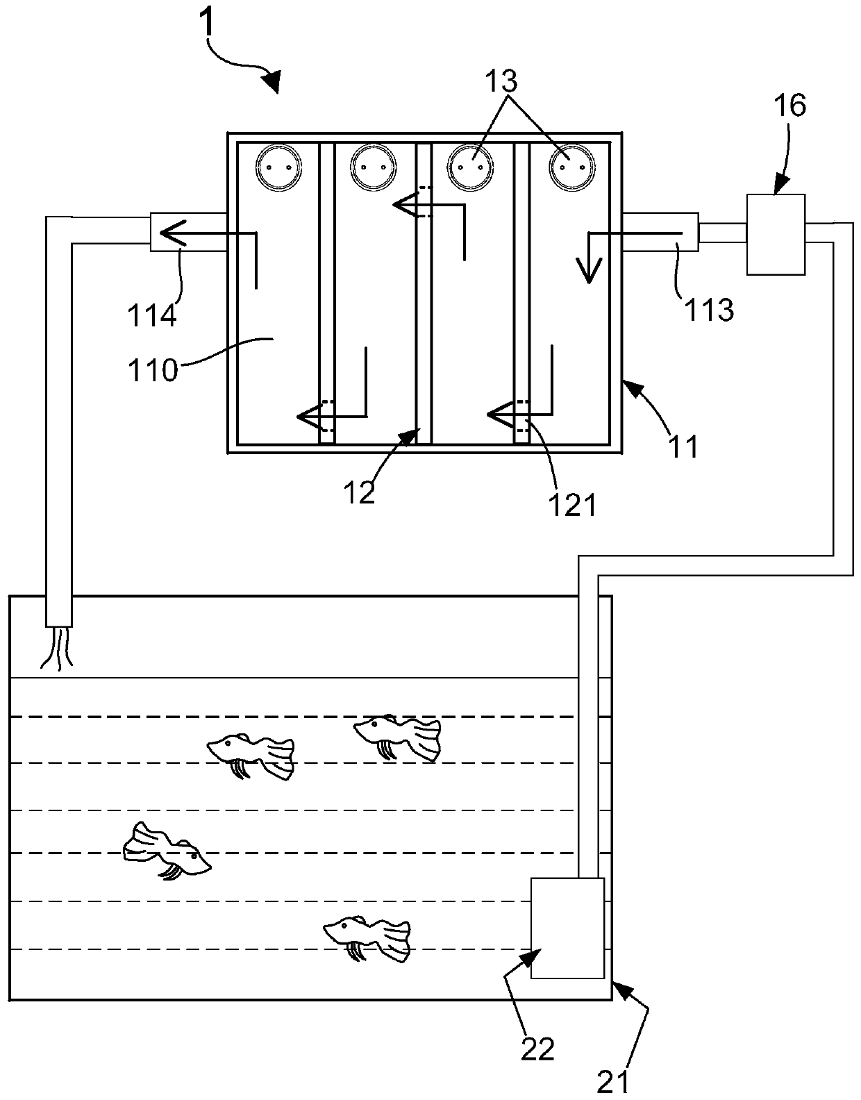 water cleaning device