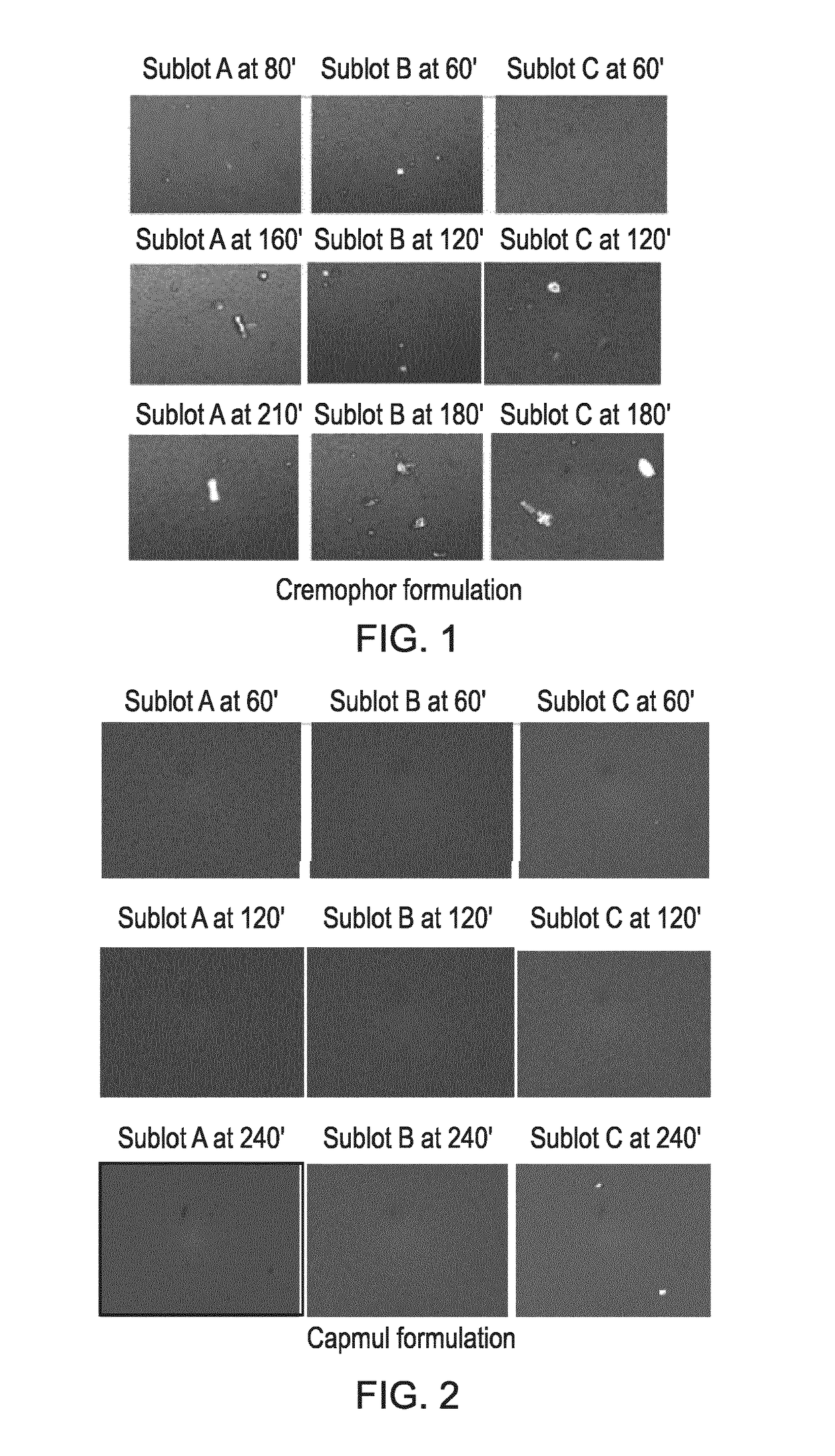 Compositions comprising cyclosporin