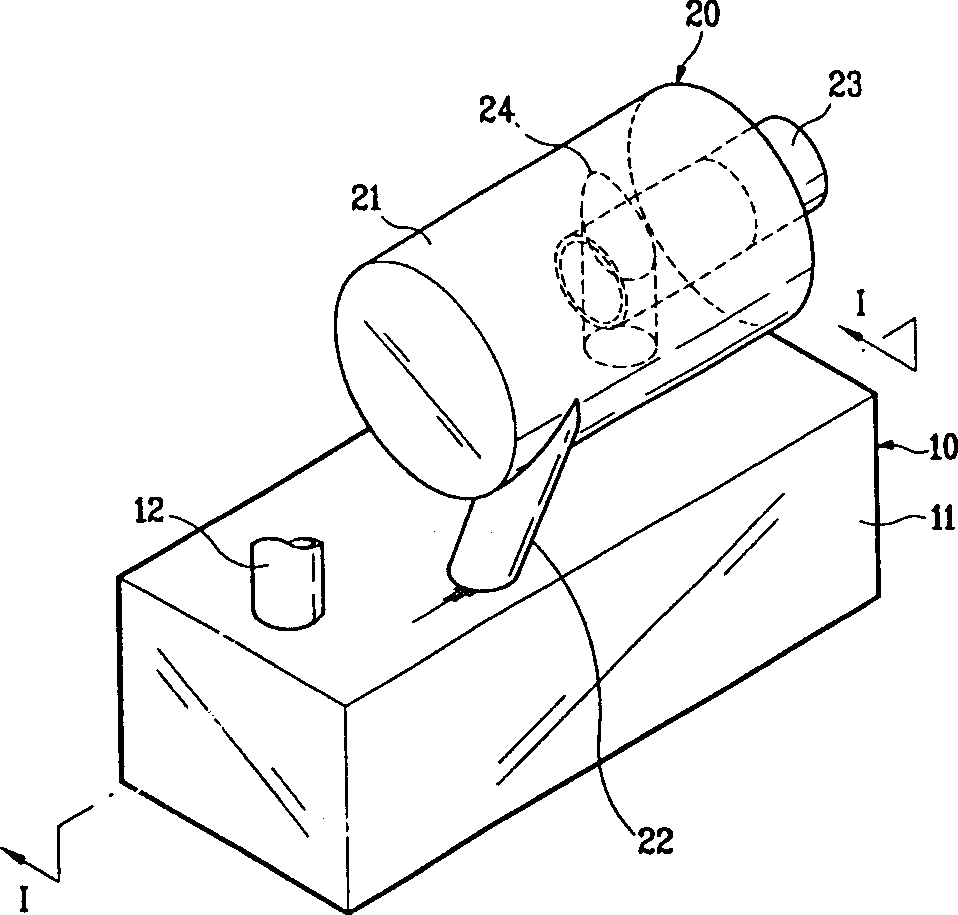 Cyclone dust-collector for vacuum cleaning