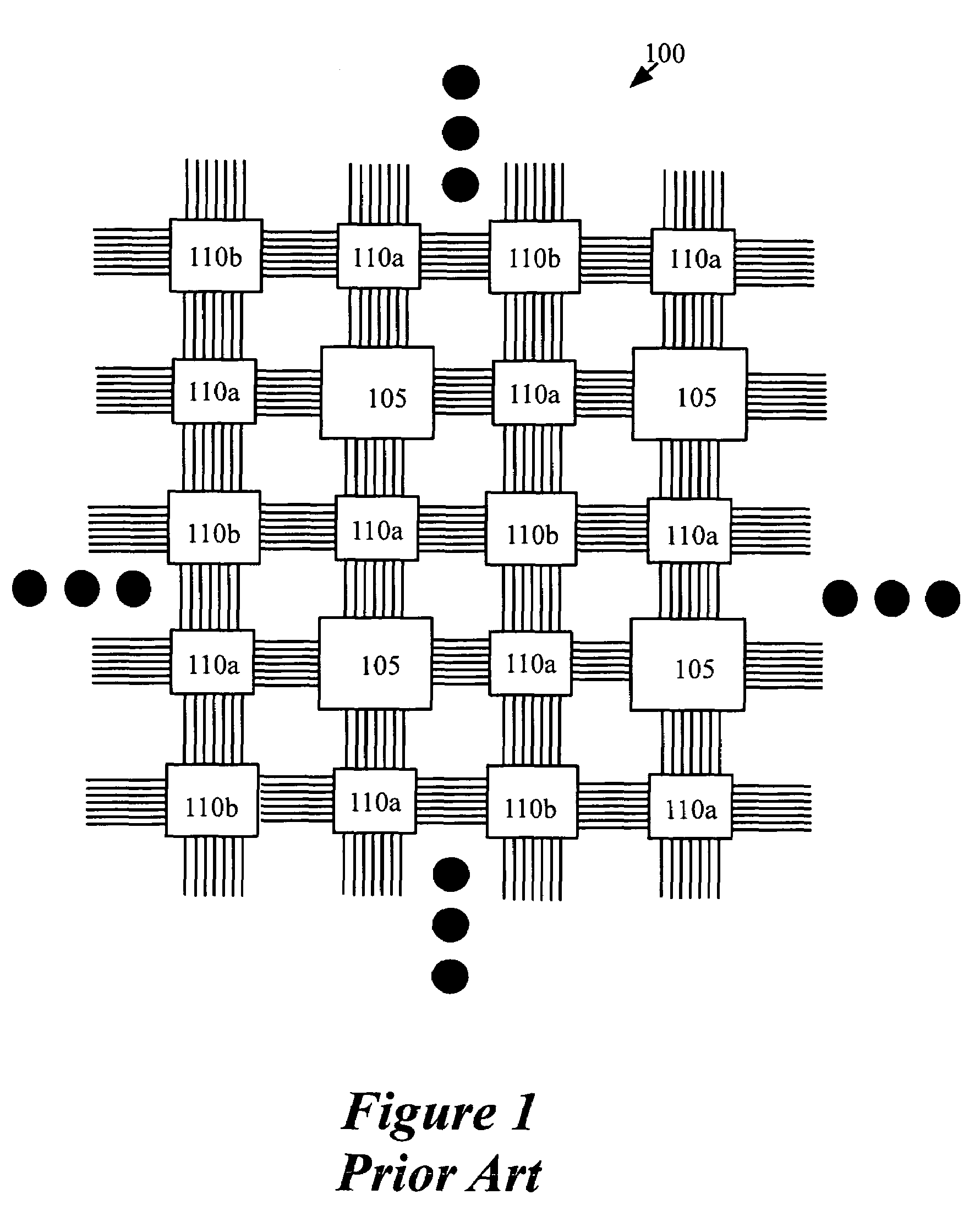 Configurable integrated circuit with built-in turns