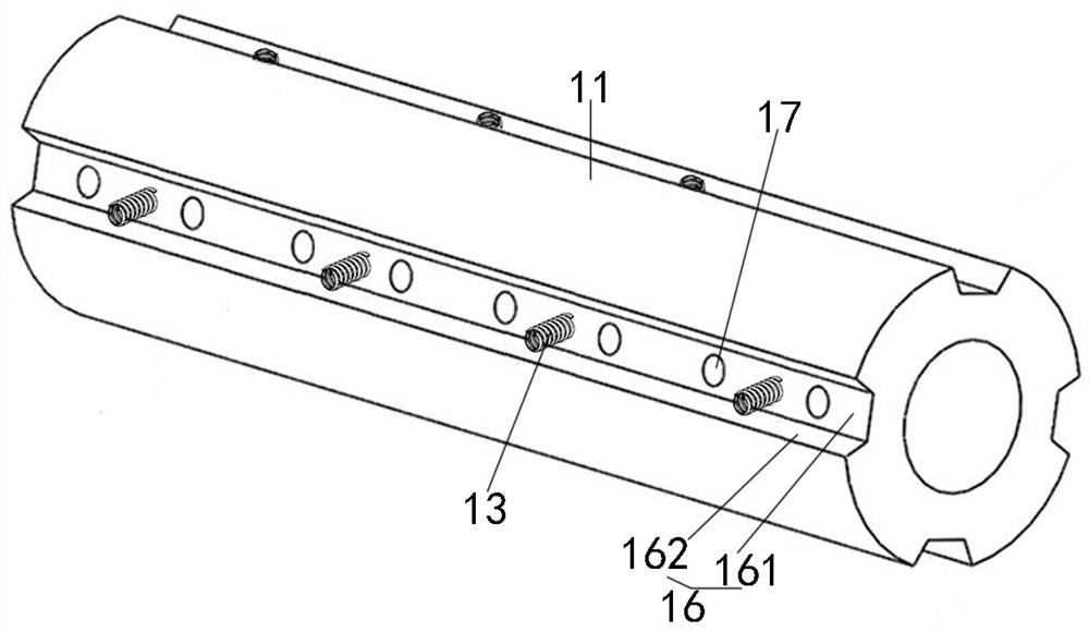 Construction joint self-closing grouting pipe structure and using method thereof