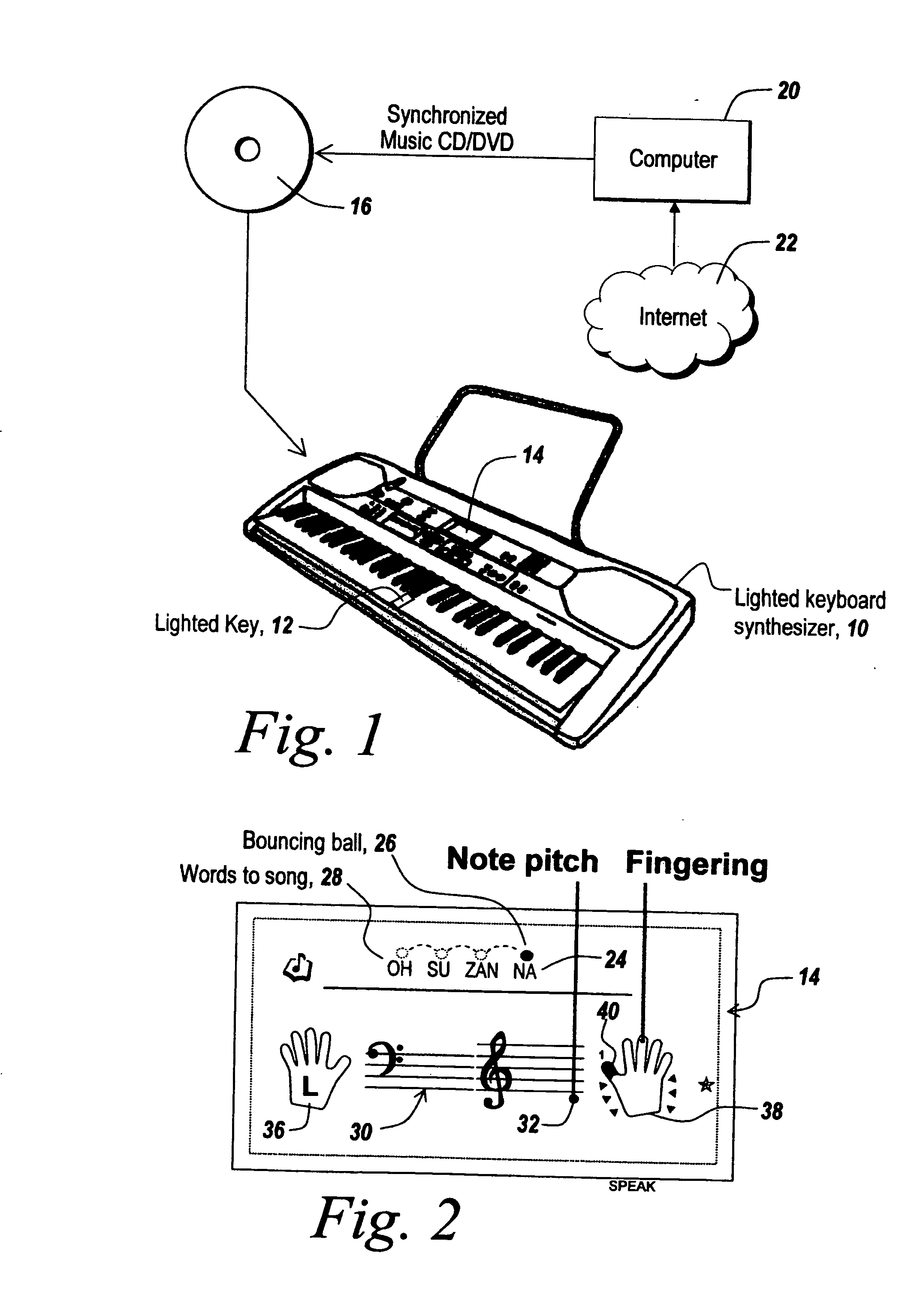 Synthesized music delivery system