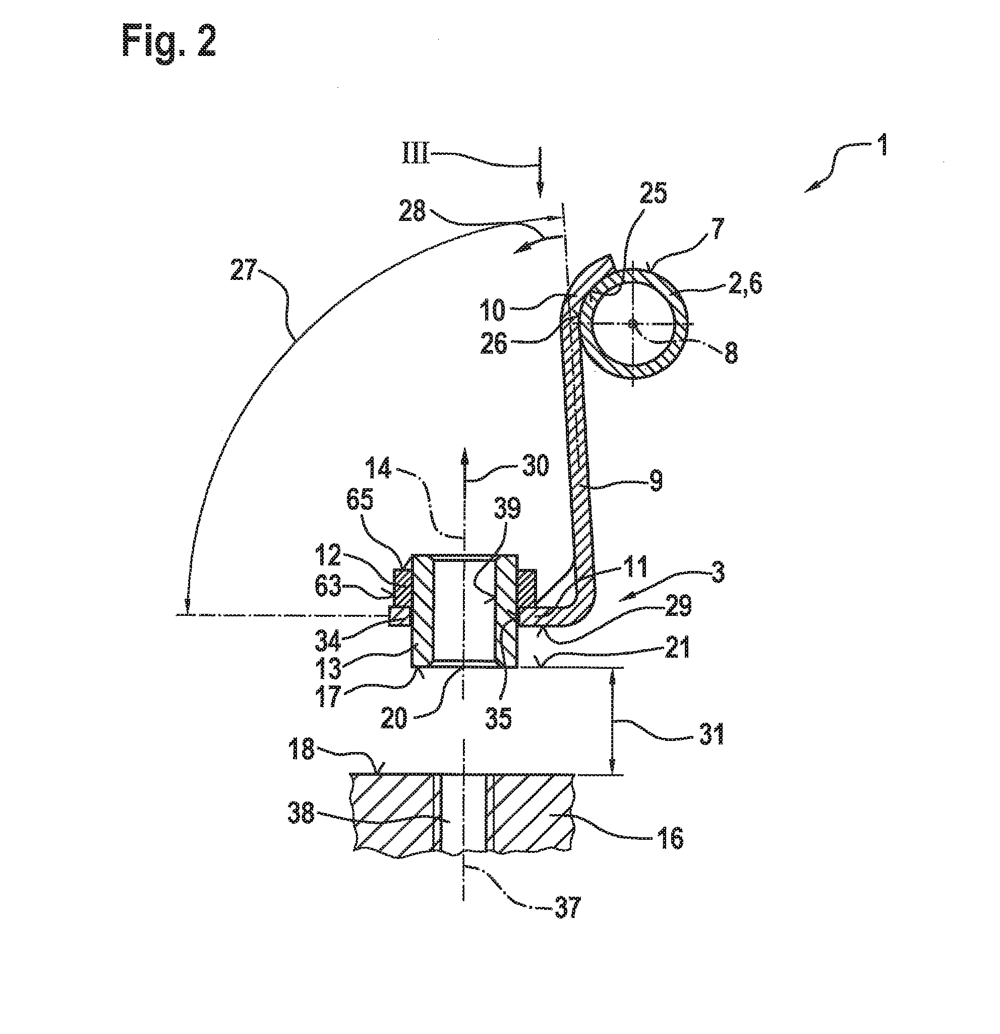 Holder for fastening a fuel distributor to an internal combustion engine, and connecting method