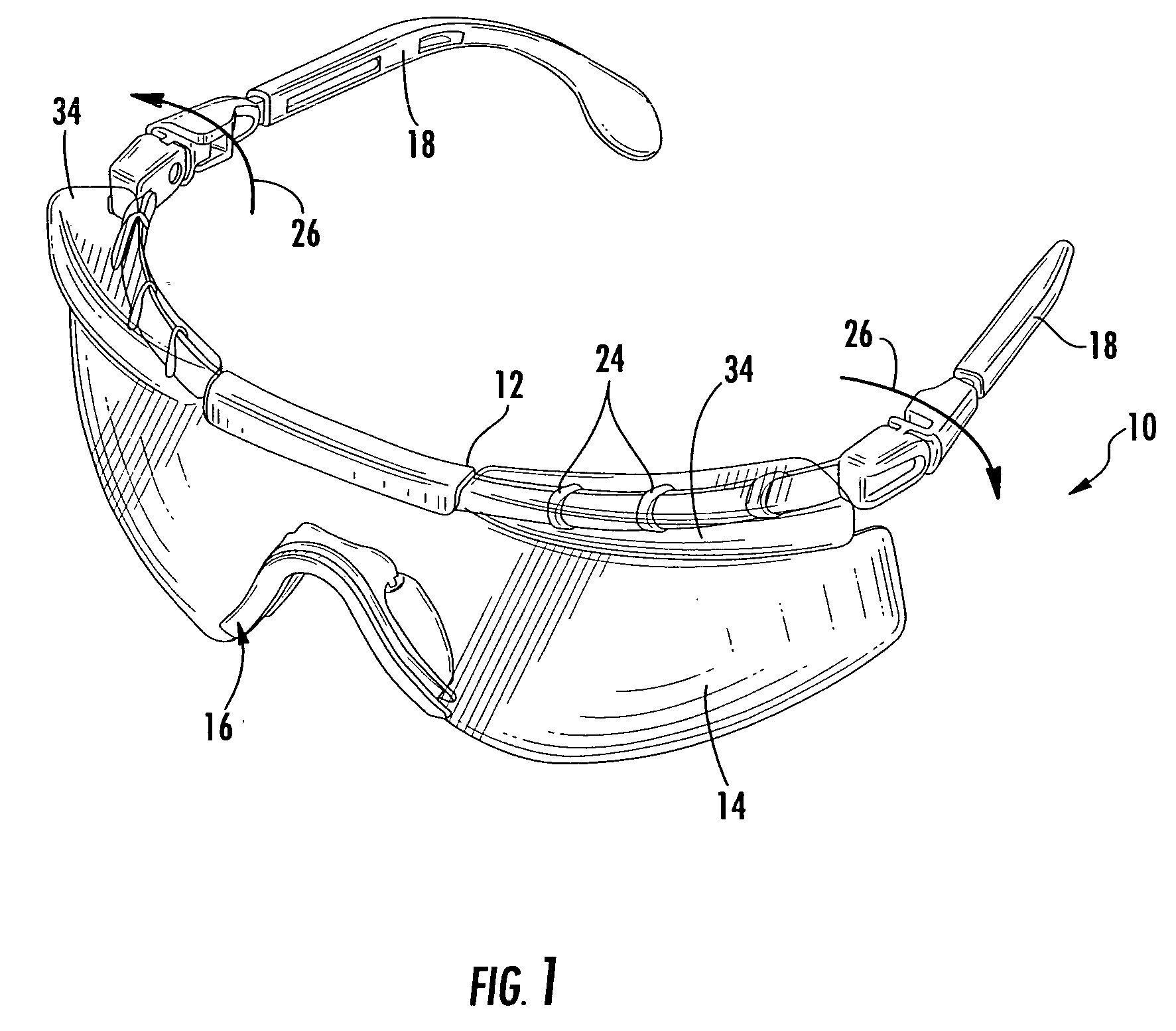Nose pad assembly for eyeglasses