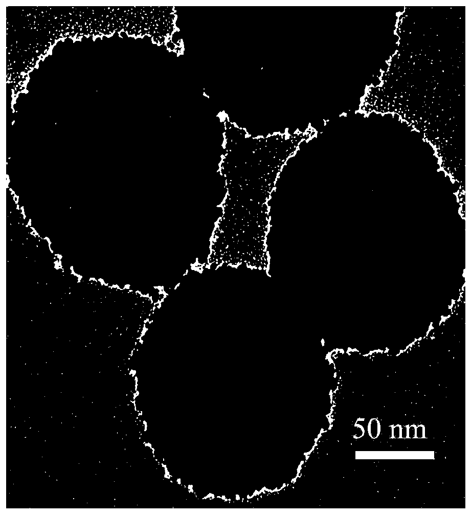 PtAg nanocrystal with porous double hollow sphere structure, preparation method and application thereof