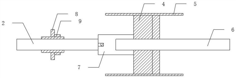 Auxiliary tool for disassembling drilling pump and operation steps