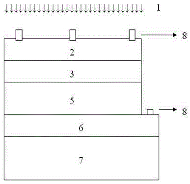 cu2znsns4/a-si heterojunction solar cell and preparation method thereof