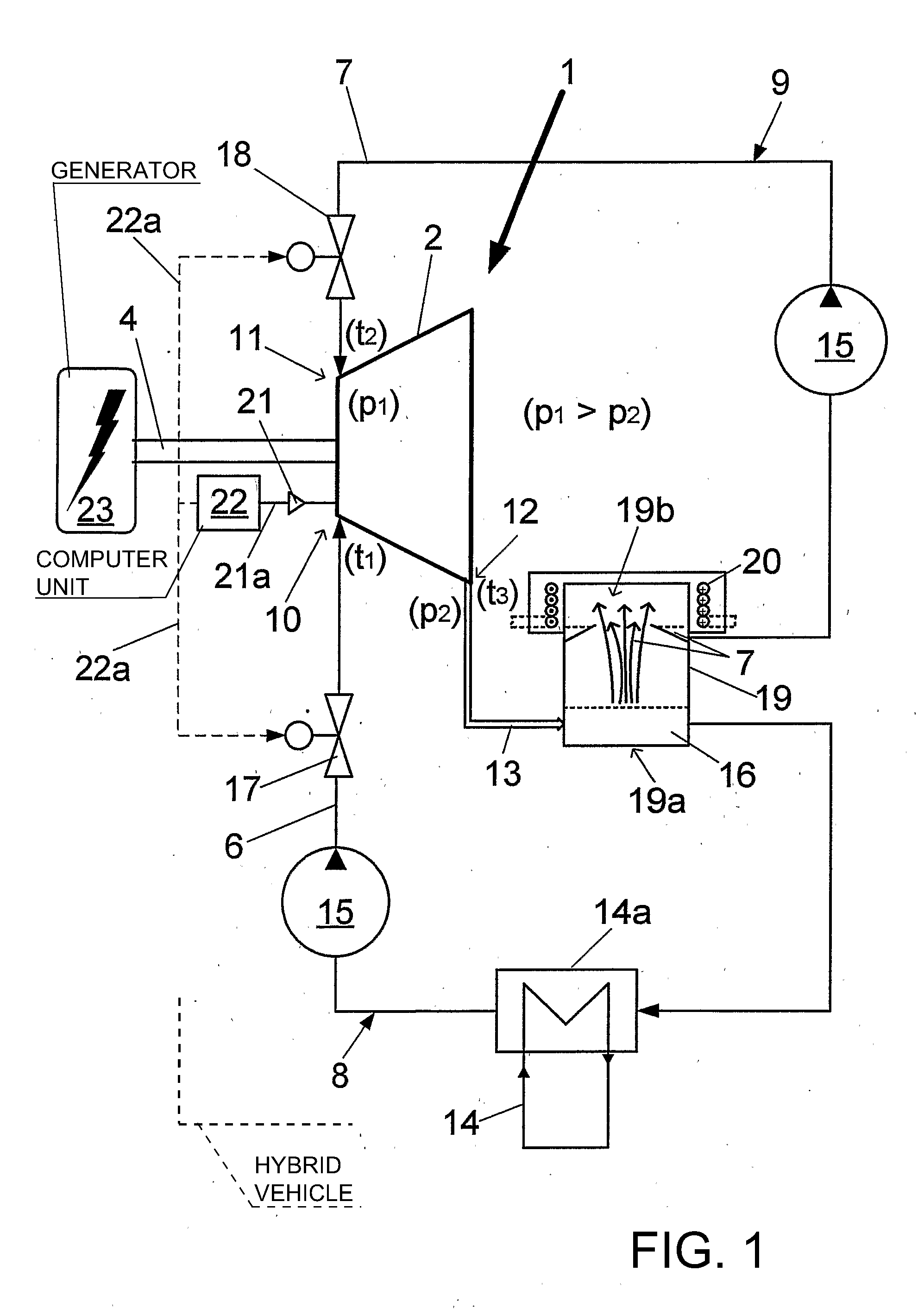 Method and device for generating mechanical energy