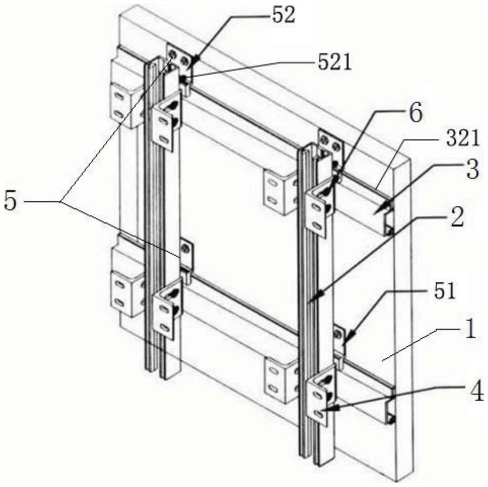 Assembly type dry hanging structure for resin plate modeling design and method