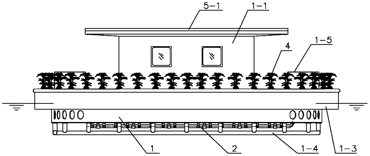 Novel water body ecological restoration device