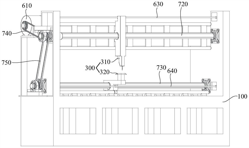 Fabric cross cutting sewing and cutting integrated device