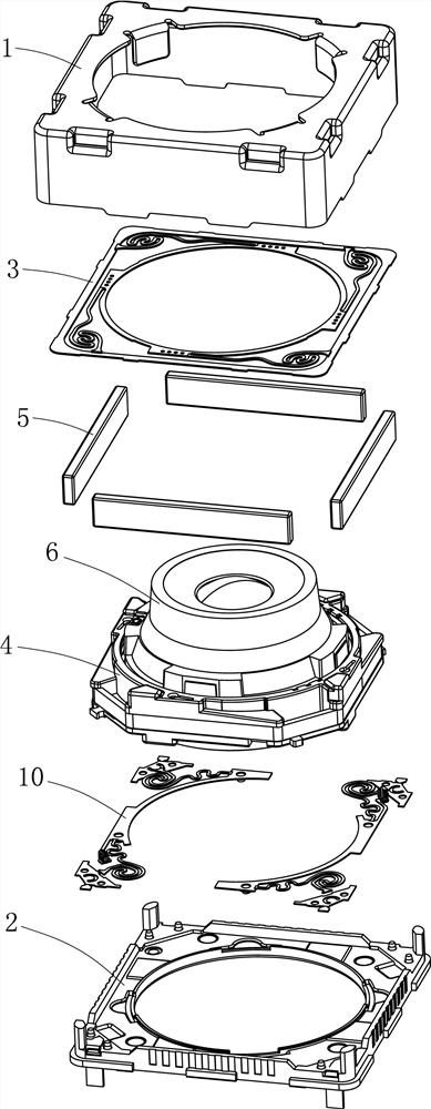 VCM motor, camera and mobile terminal device