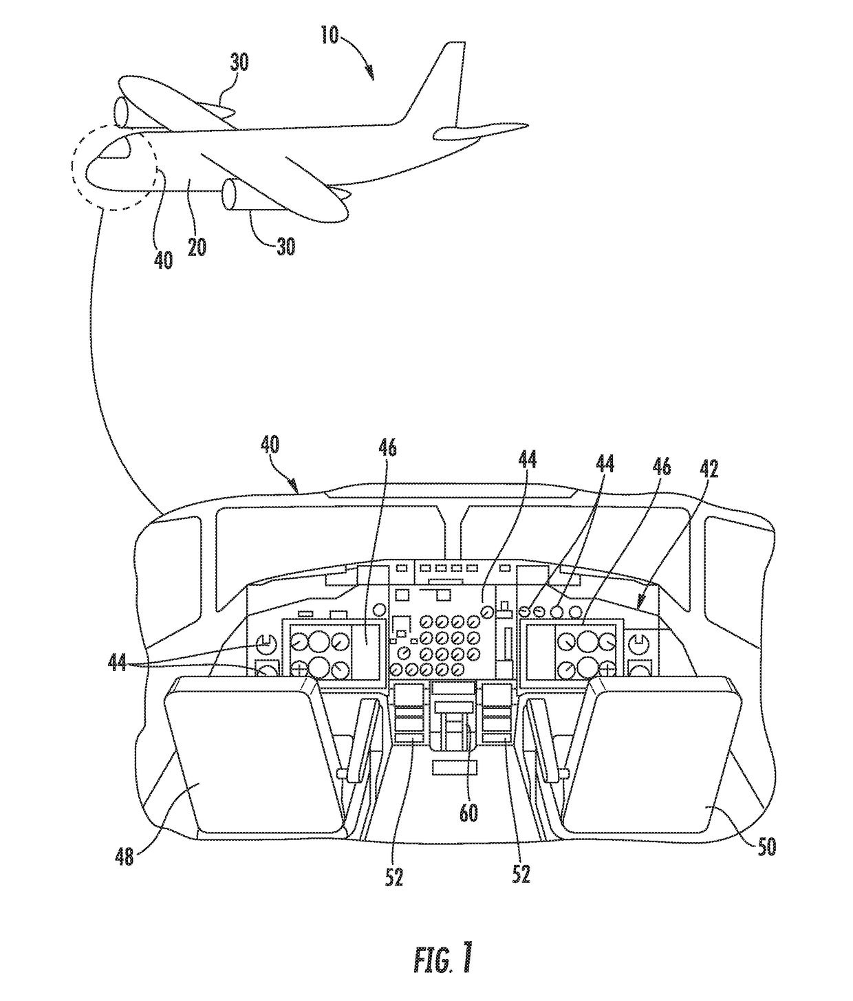 System and Method for Monitoring a Cockpit of an Aircraft