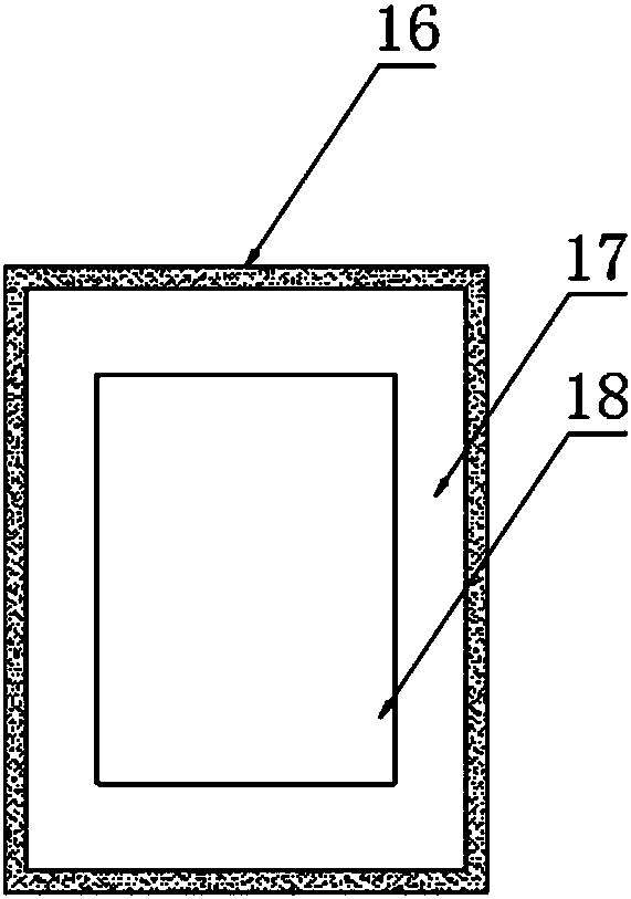 Wear sensing device for graphene carbon motor carbon brush component and use method of wear sensing device