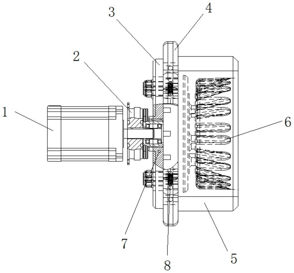 Full-automatic highway-railway free conversion driving wheel