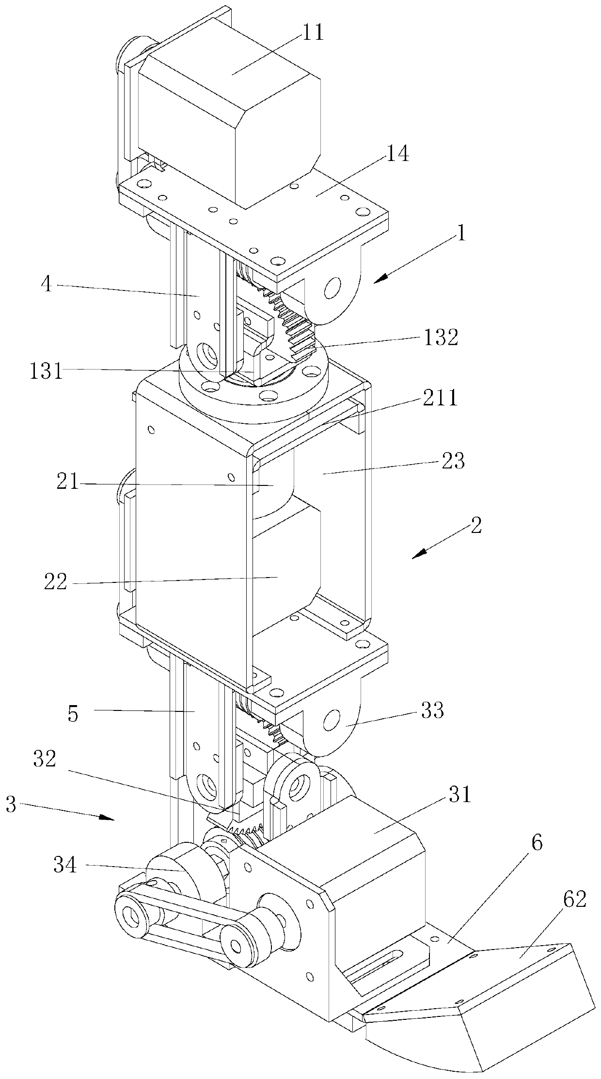 A Kinematically Precise Impact-Resistant Robotic Leg Apparatus