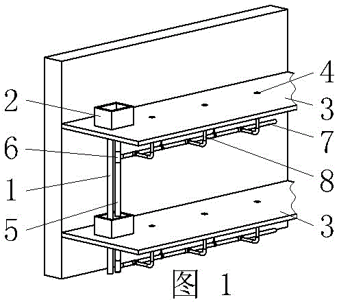 Drainage method and device for floor water during construction of super high-rise buildings