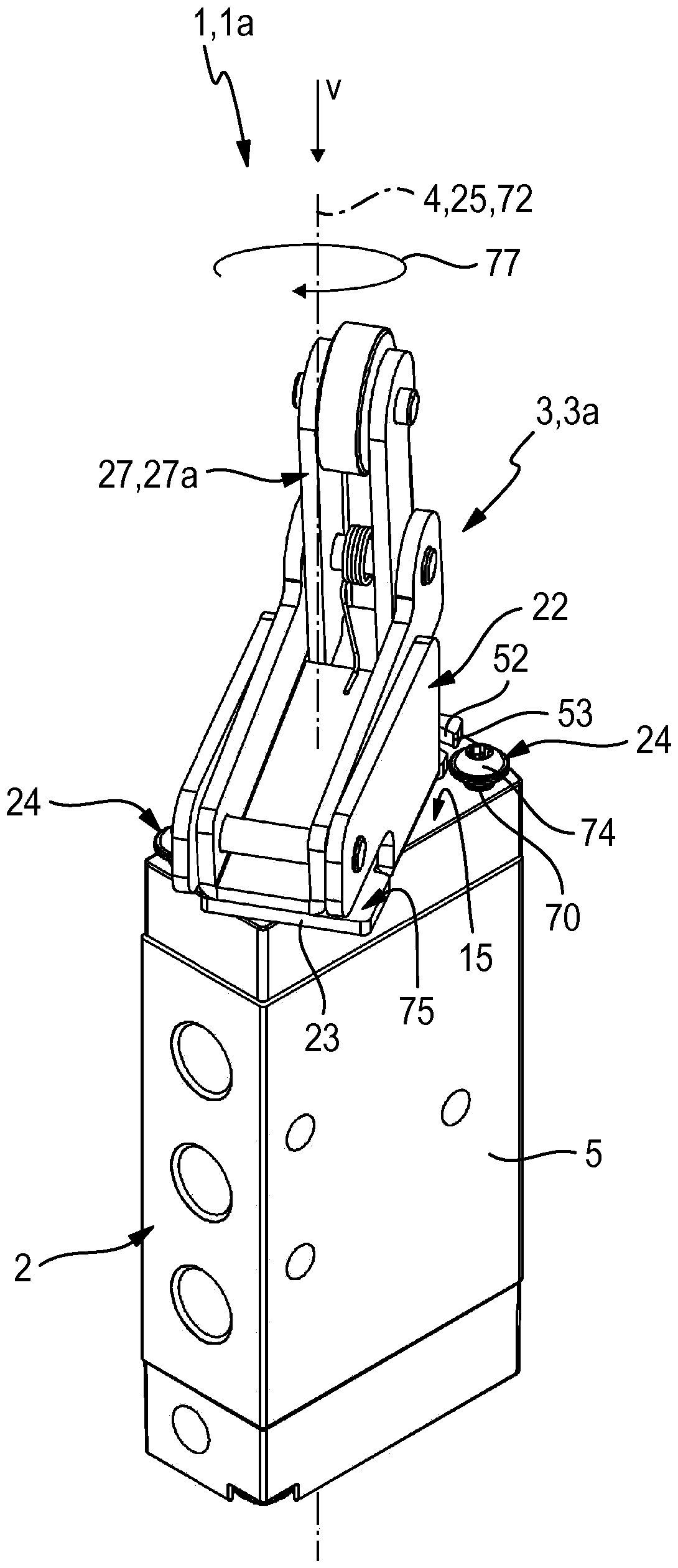 Mechanically operable valve and method for its manufacture