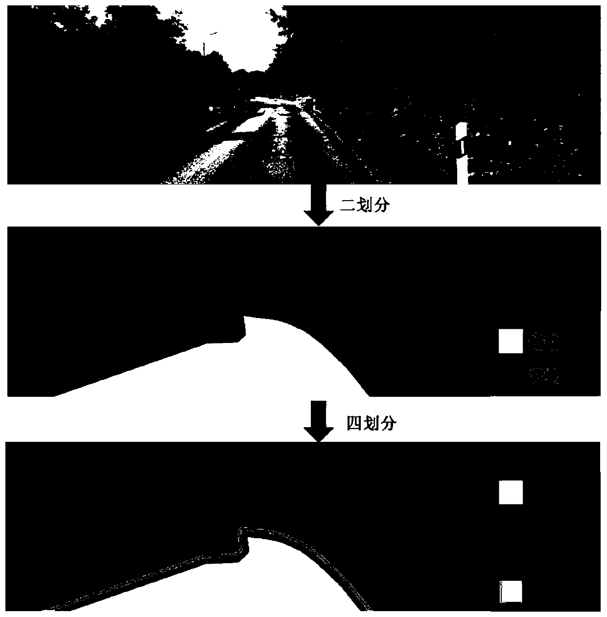 Road area detection method