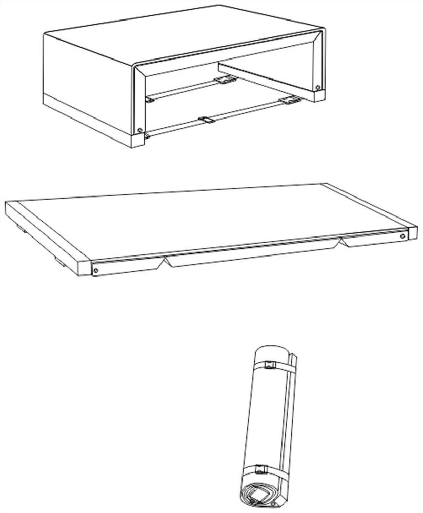 Multifunctional outdoor equipment capable of converting ground mat and dining table