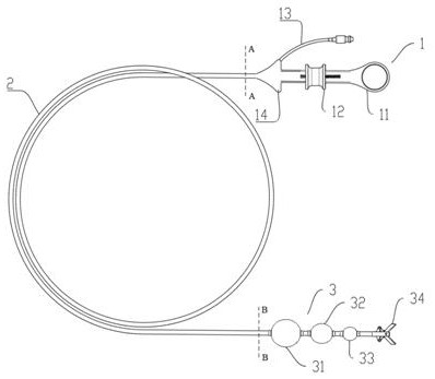 Bronchoscope biopsy forceps with hemostasis function