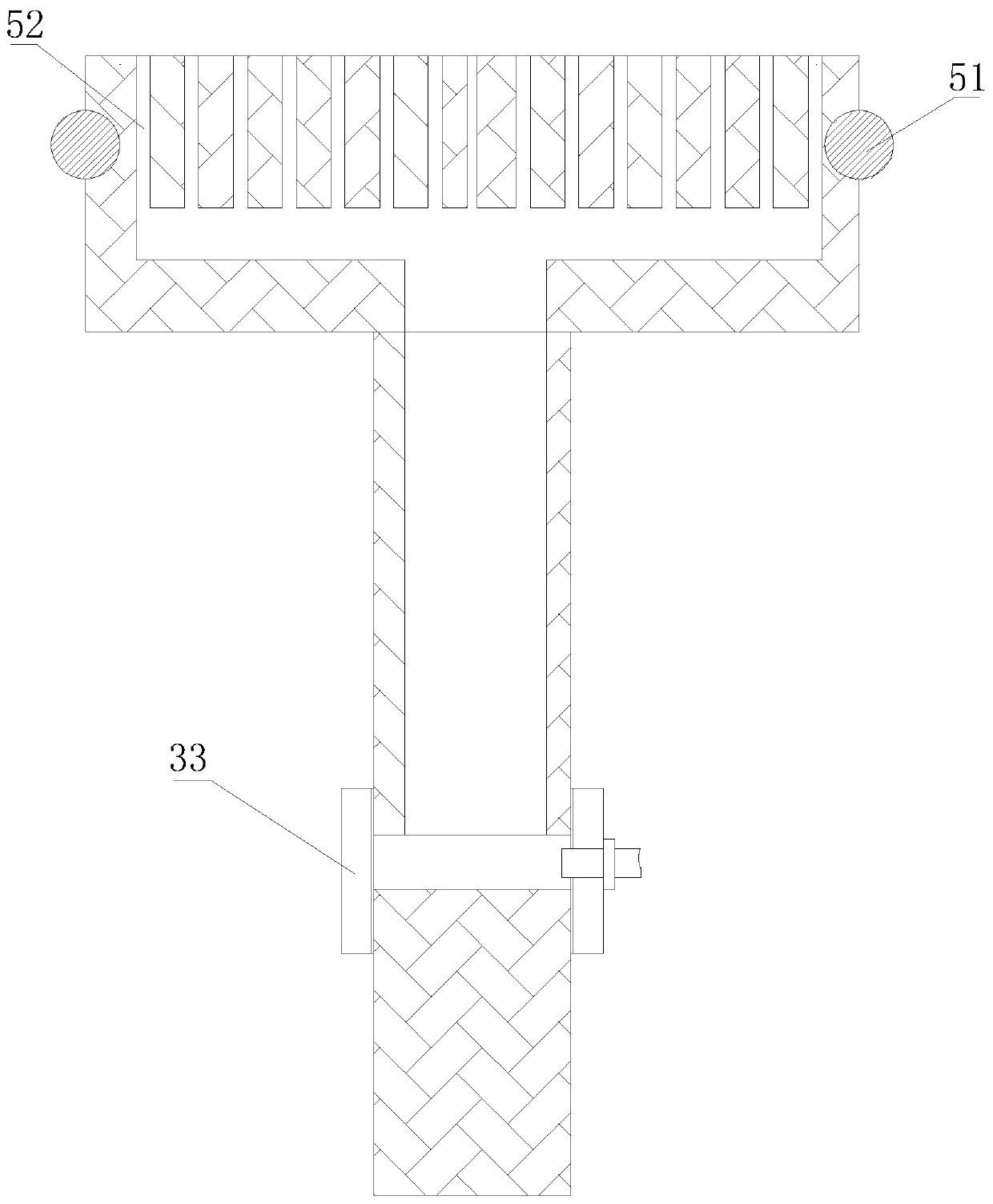 Waste incineration flue gas backflow decarburization device