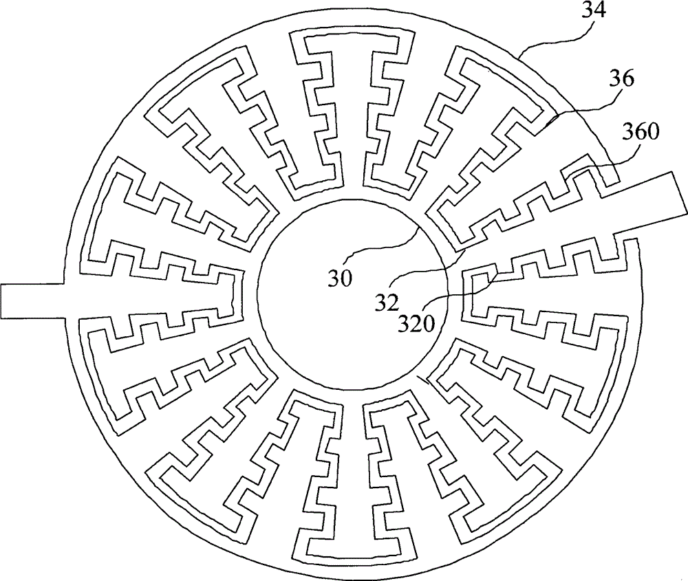 Electrode structure applied to dielectric liquid lens