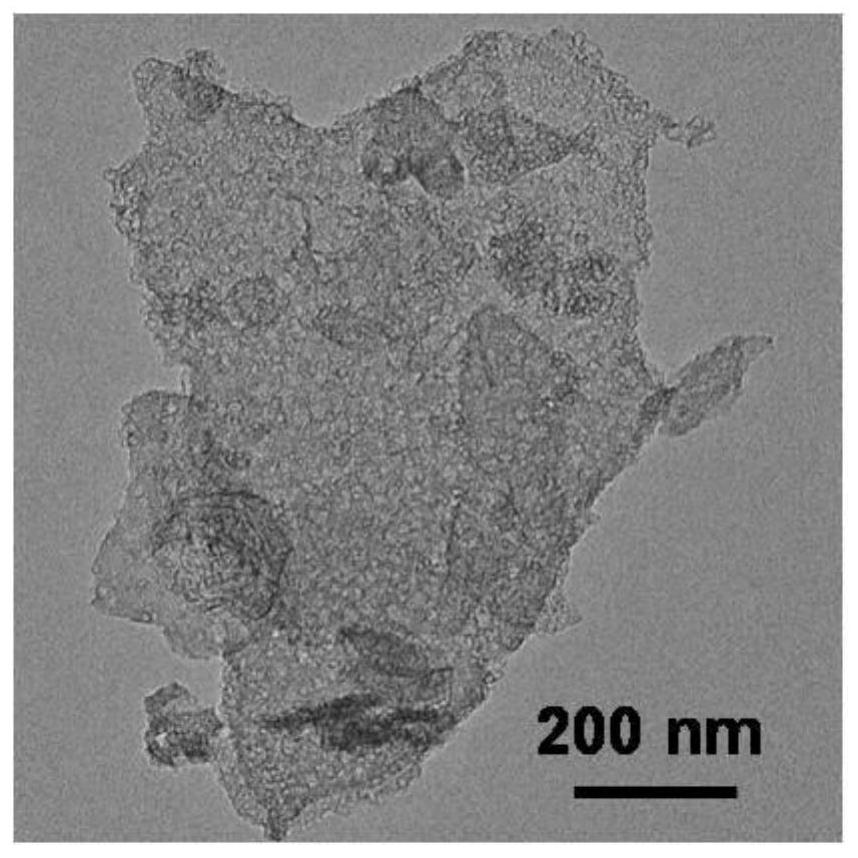 A two-dimensional zinc single atom/carbon nitrogen composite material and its preparation method and application