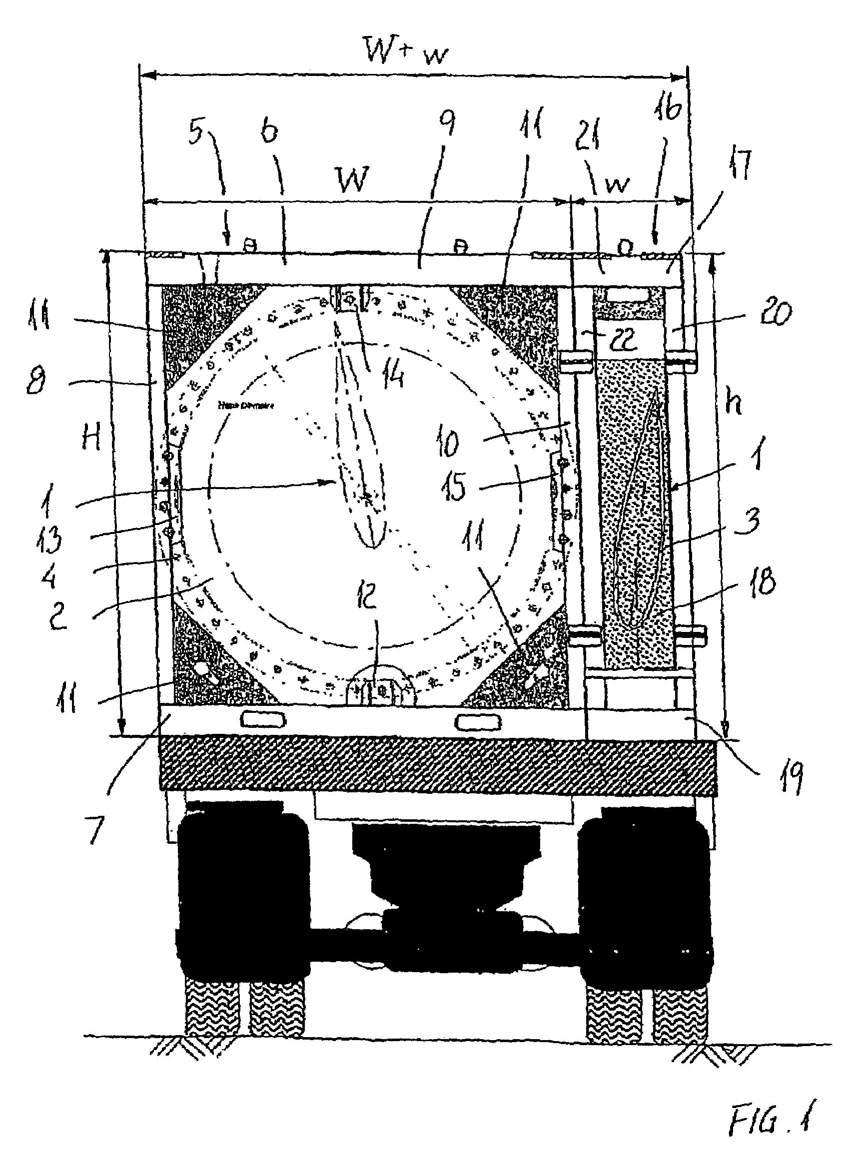 Method for transporting a set of large longitudinal items, a package system to be used by the method and use of such a package system