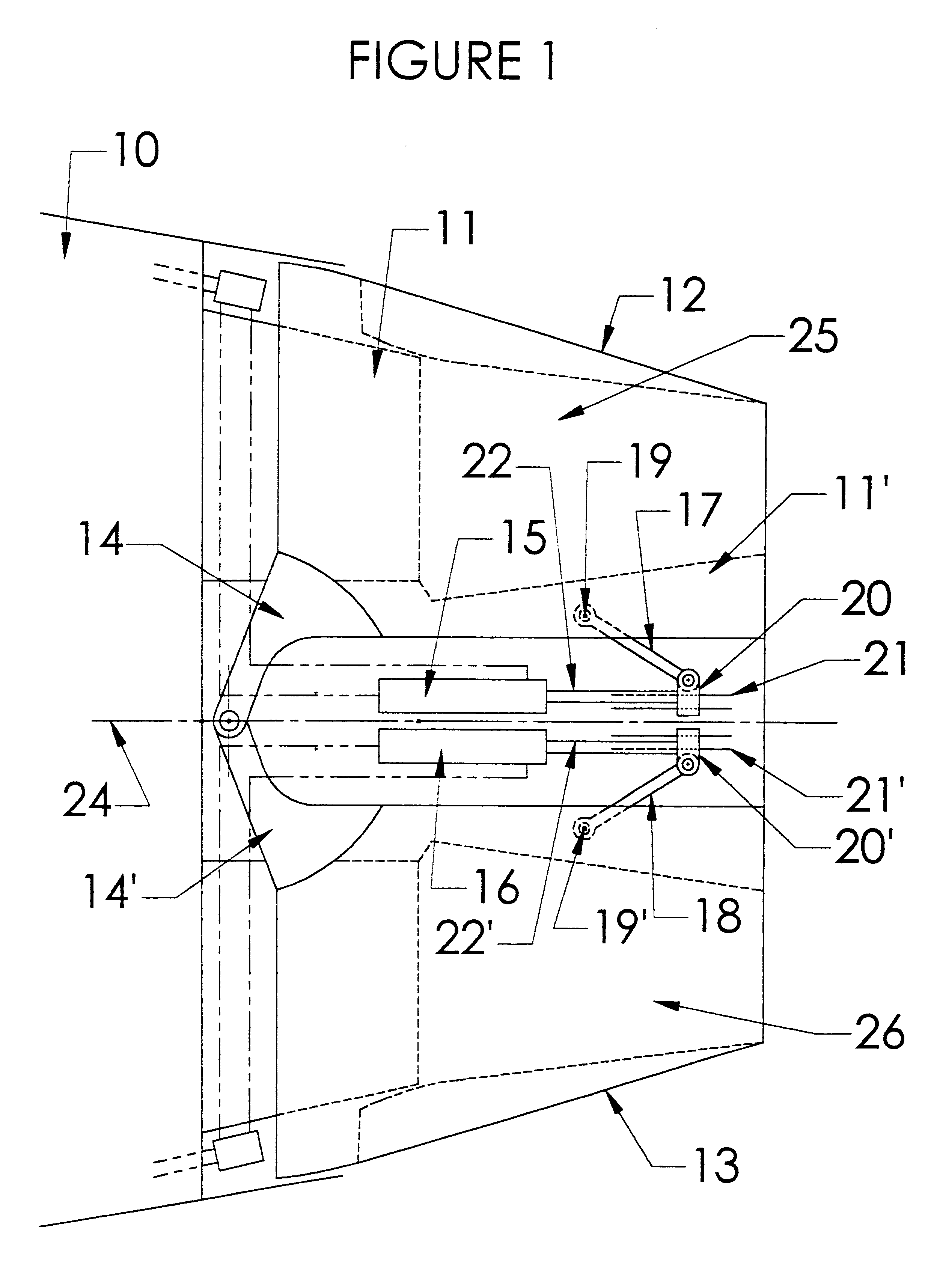 Jet engine nozzle with variable thrust vectoring and exhaust area